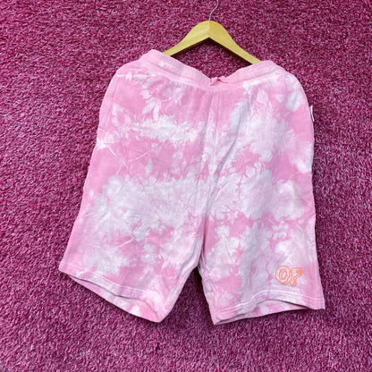 Odd Future Pink Tie-Dye Sweat Shorts XL