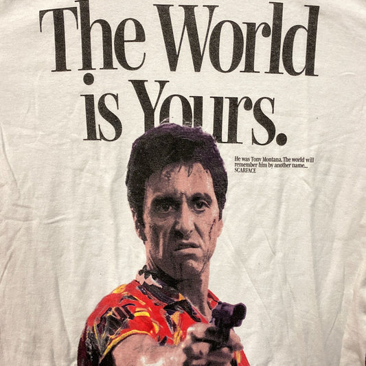 Scarface "The World is Yours" Graphic T-Shirt Medium