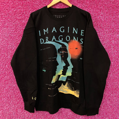 Imagine Dragons Loom World Tour 2024 Crewneck Sweatshirt XL