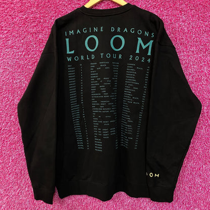Imagine Dragons Loom World Tour 2024 Crewneck Sweatshirt XL