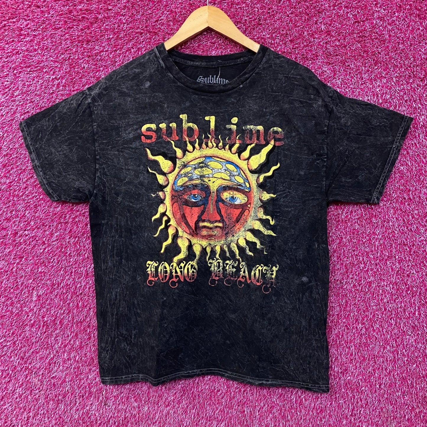 Sublime Long Beach Vintage Wash Graphic T-Shirt Large