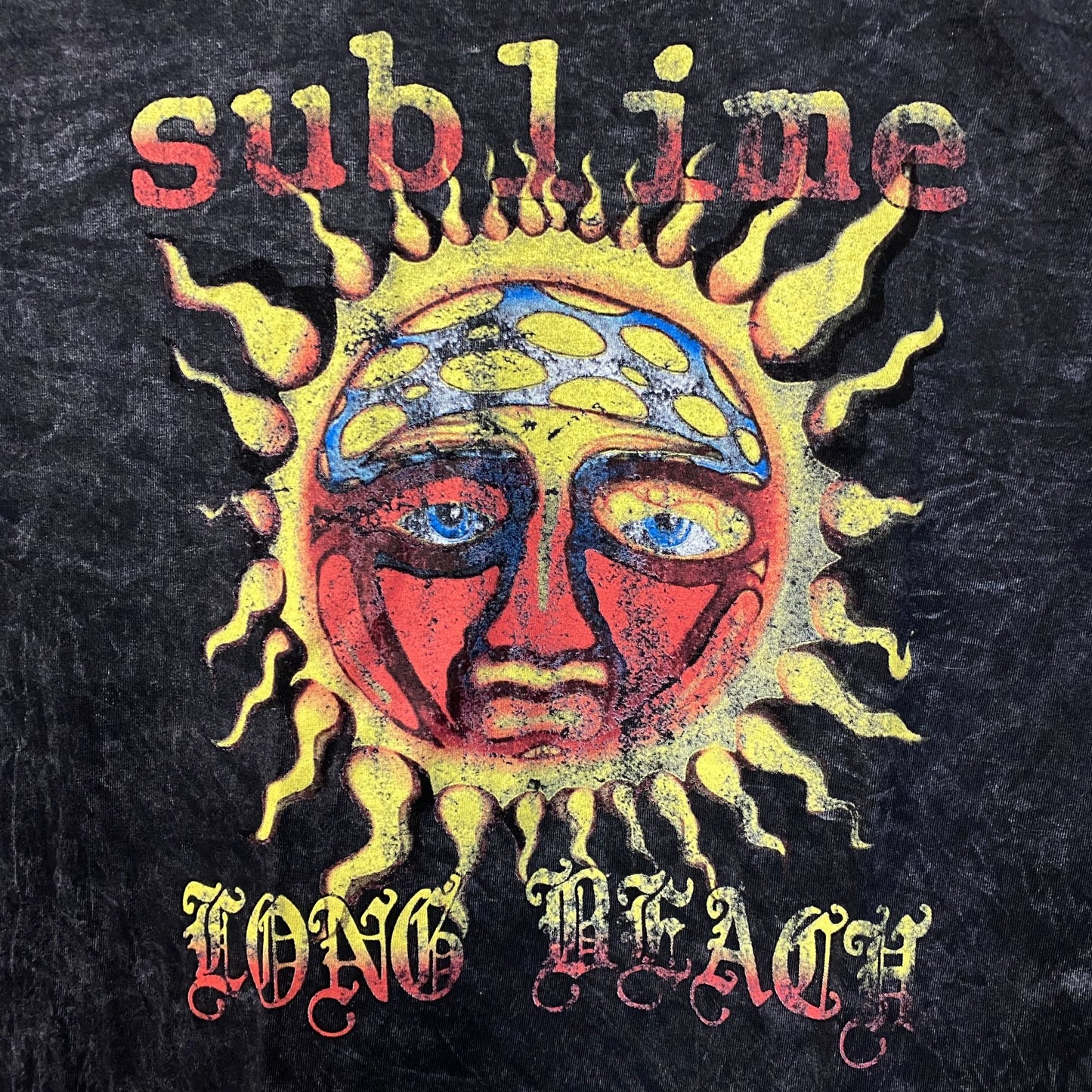Sublime Long Beach Vintage Wash Graphic T-Shirt Large