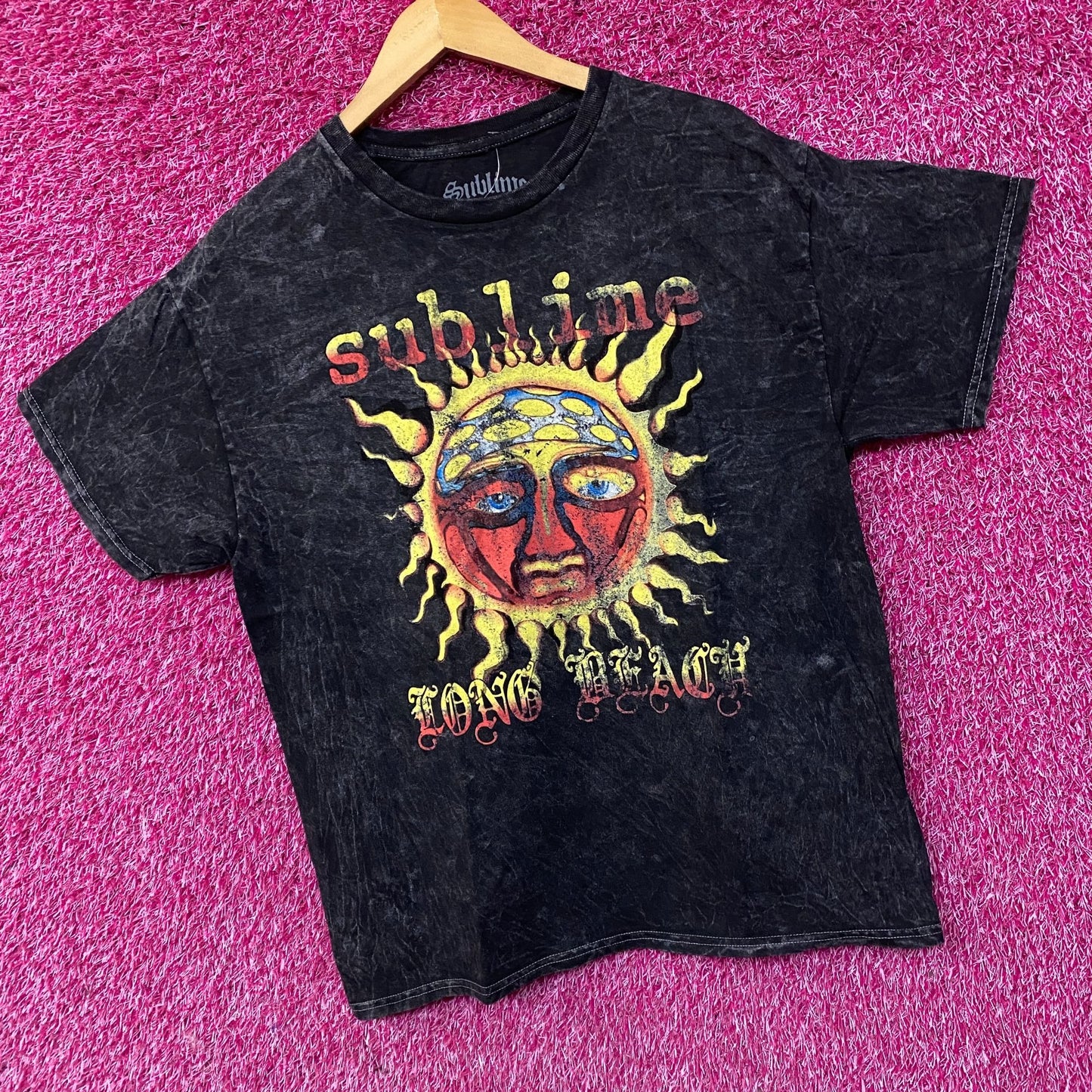 Sublime Long Beach Vintage Wash Graphic T-Shirt Large
