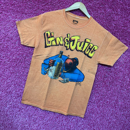 Snoop Doggy Dogg Gin & Juice Album Cover Art Hip Hop Tee M