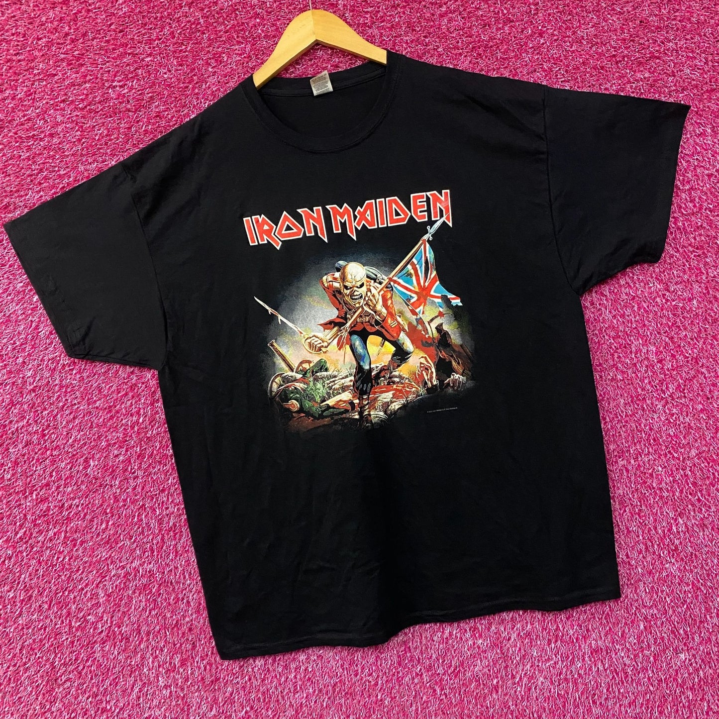 Iron Maiden The Trooper Heavy Metal Band T-Shirt 2XL