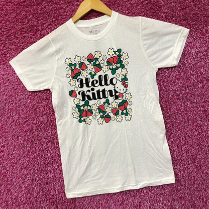 Sanrio Hello Kitty Strawberry Fields T-Shirt Small