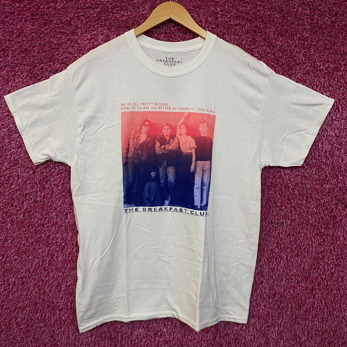 The Breakfast Club "We're All Pretty Bizarre" Graphic T-Shirt Large