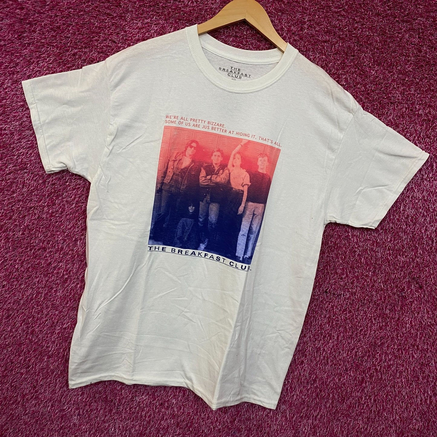The Breakfast Club "We're All Pretty Bizarre" Graphic T-Shirt Large