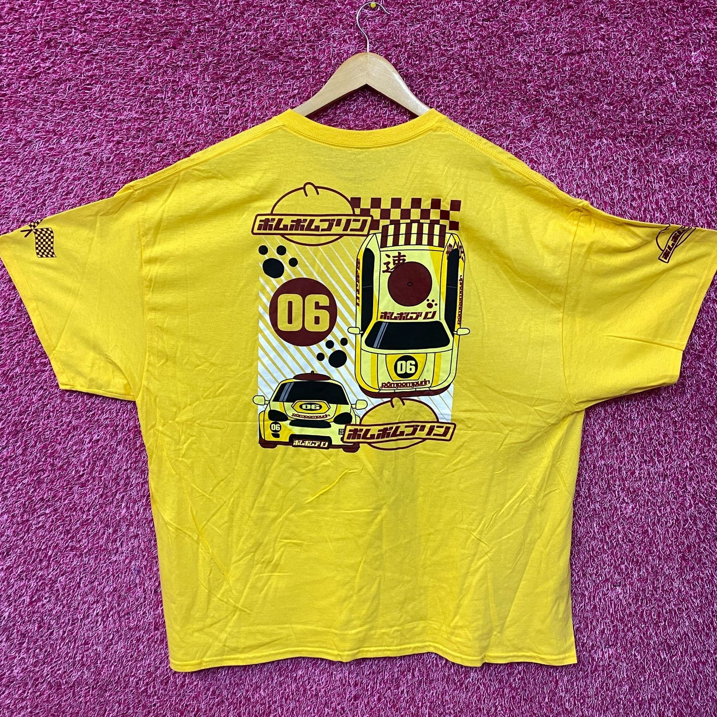 Sanrio Pompompurin Racing T-Shirt 3XL