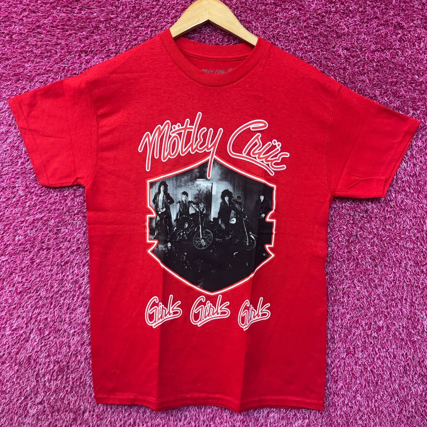 Motley Crue Girls Girls Girls Album Heavy Metal Band Tee M