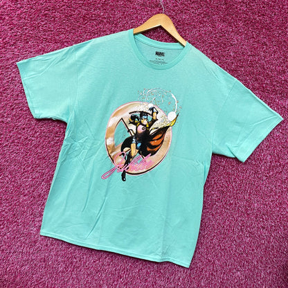 Marvel Teal Jubilee XMen Tshirt size Extra Large