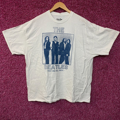 Junk Food The Beatles Rock and Roll Music Vintage Style Graphic T-Shirt XL
