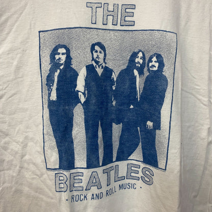 Junk Food The Beatles Rock and Roll Music Vintage Style Graphic T-Shirt XL