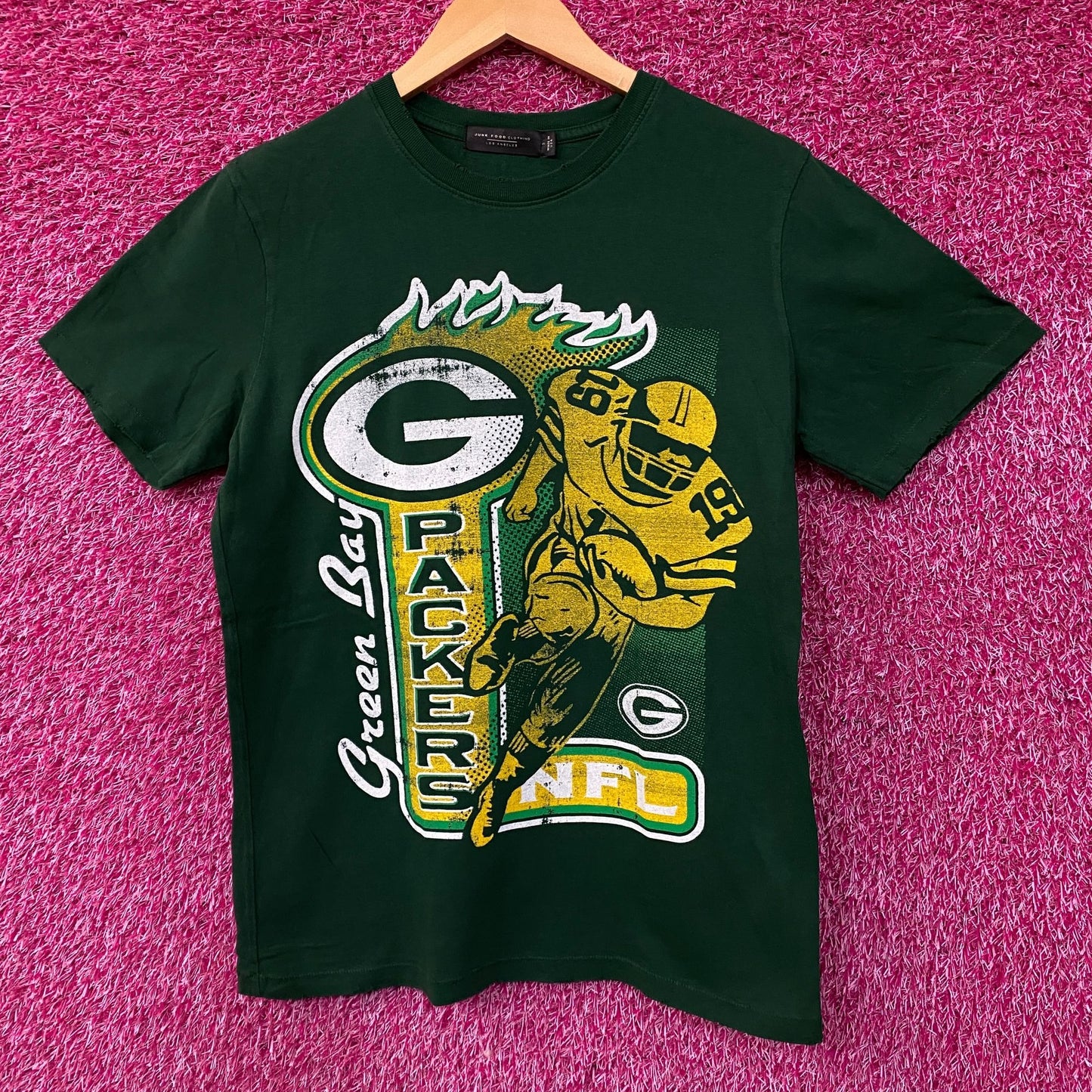 Junk Food Clothing Green Bay Packers Running Back Graphic T-Shirt Small
