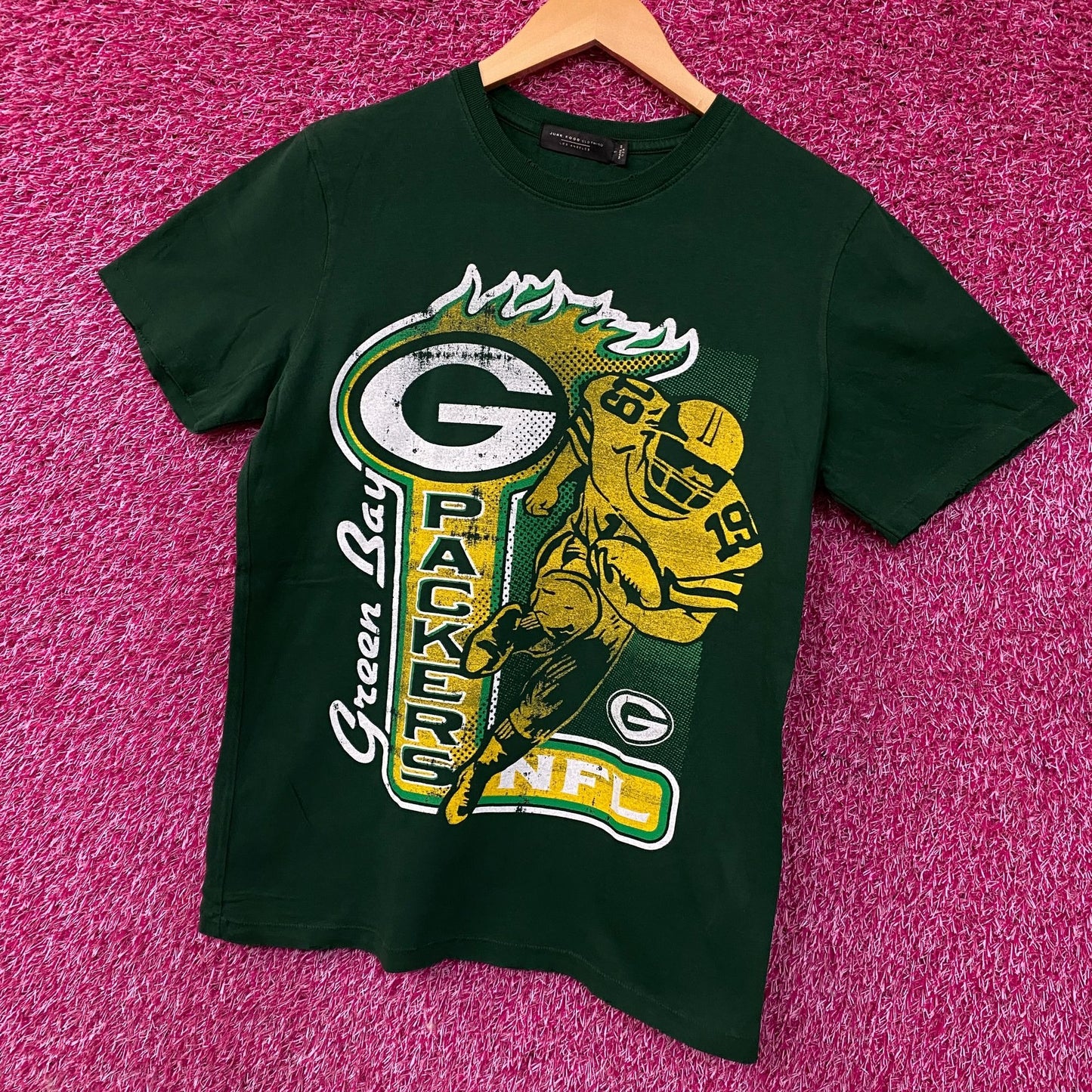 Junk Food Clothing Green Bay Packers Running Back Graphic T-Shirt Small