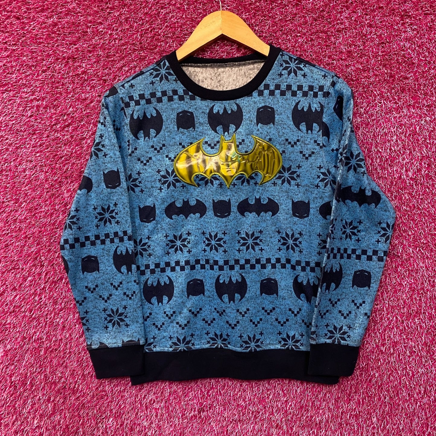 DC Comics Batman Ugly Christmas Sweater XS