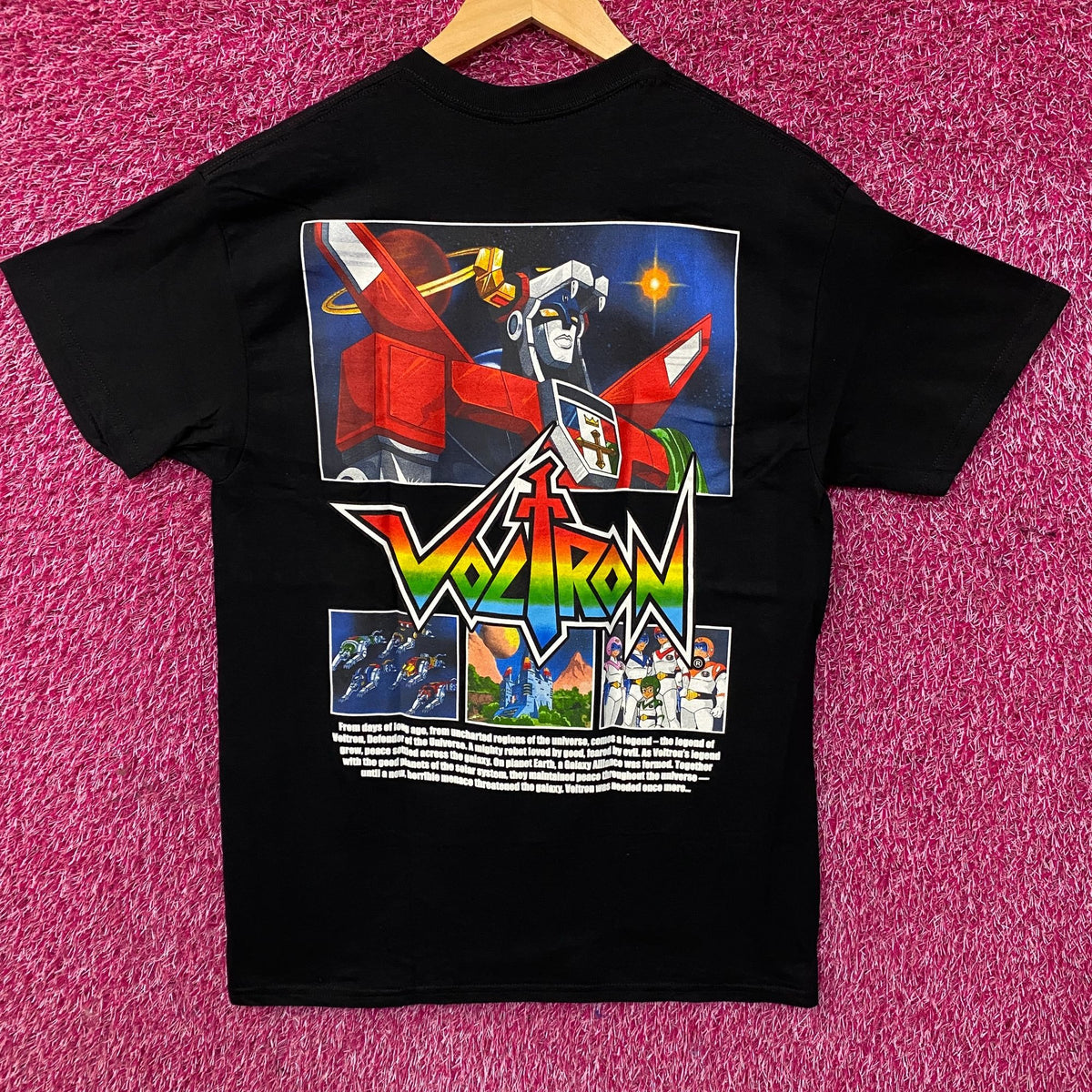 Voltron: Defender of the Universe Character Panels Retro Graphic T-Shirt Medium