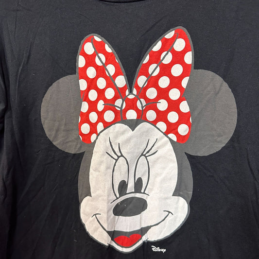 Minnie Mouse Polka Dot Bow Womens Disney Top Size 0
