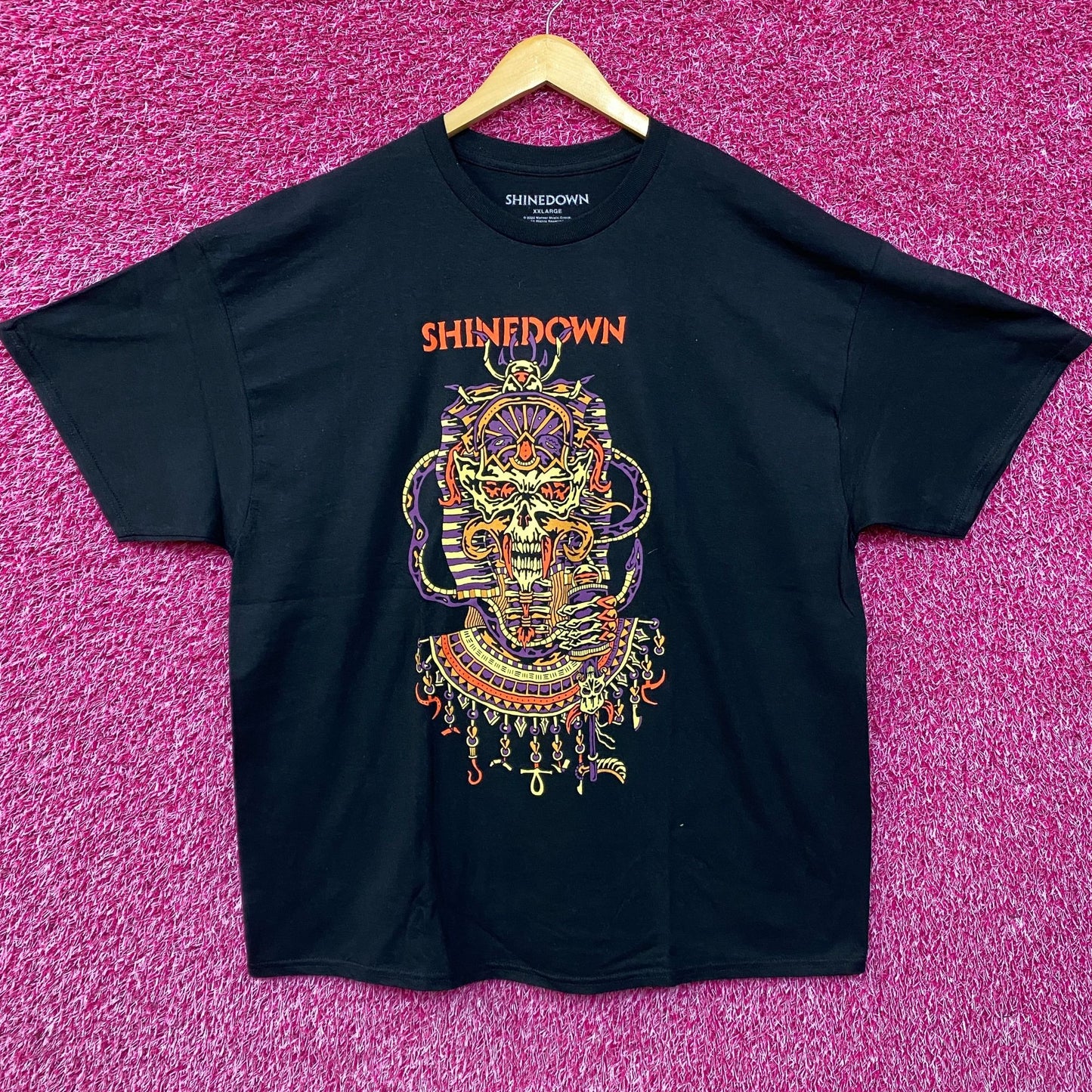 Shine Down Planet Zero Skull T-Shirt XXL