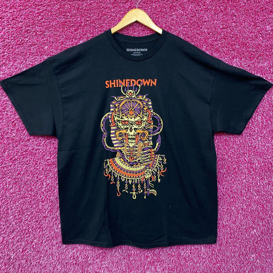 Shine Down Planet Zero Skull T-Shirt XXL