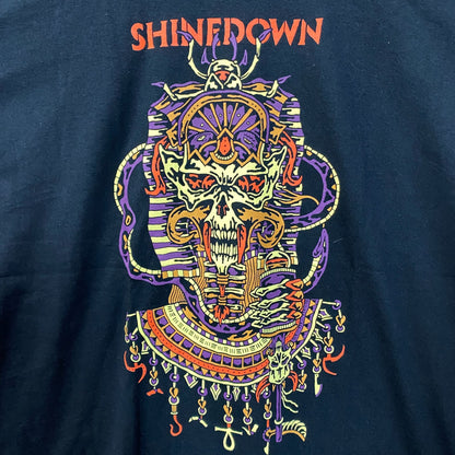 Shine Down Planet Zero Skull T-Shirt XXL