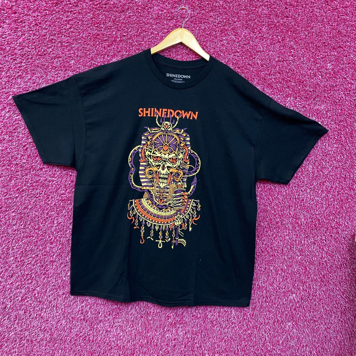 Shine Down Planet Zero Skull T-Shirt XXL