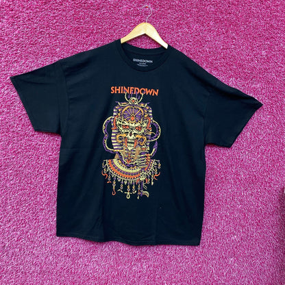 Shine Down Planet Zero Skull T-Shirt XXL