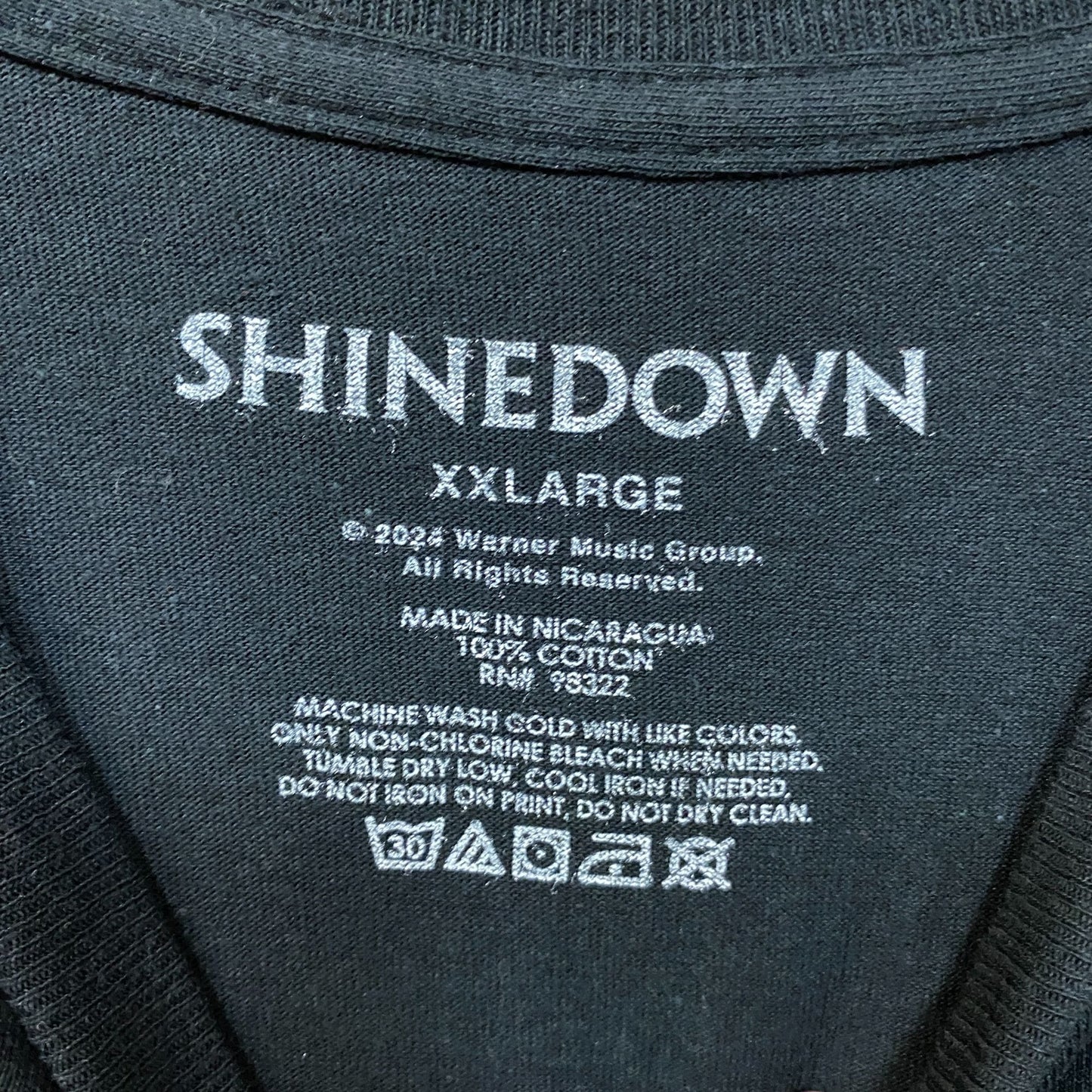 Shine Down Planet Zero Skull T-Shirt XXL