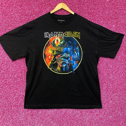 Iron Maiden The Future Past Tour '23 Circle Art T-Shirt 2XL