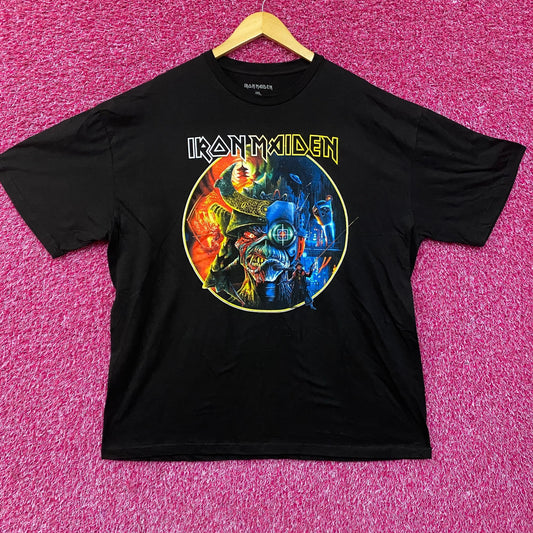 Iron Maiden The Future Past Tour '23 Circle Art T-Shirt 2XL
