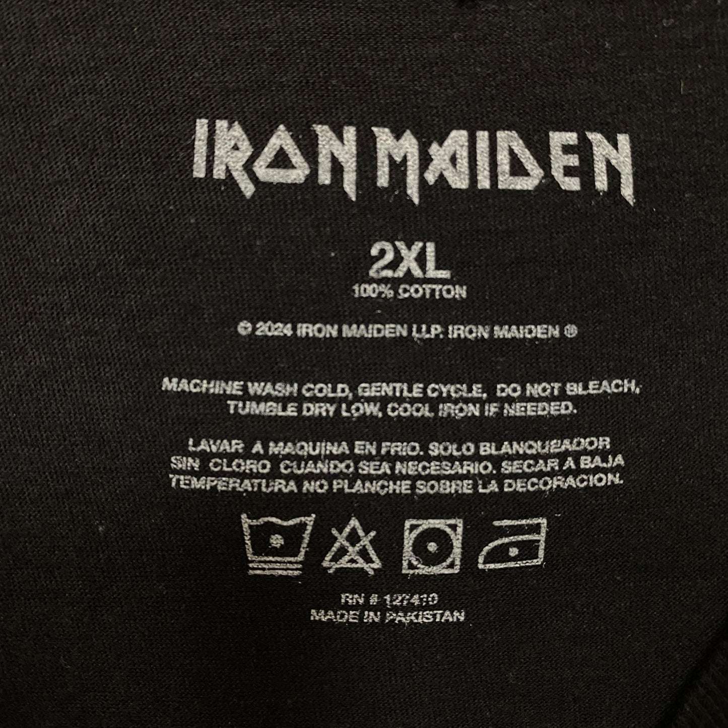 Iron Maiden The Future Past Tour '23 Circle Art T-Shirt 2XL