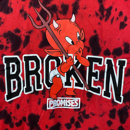 Broken Promises x Hot Stuff Tiedye Tshirt size Small