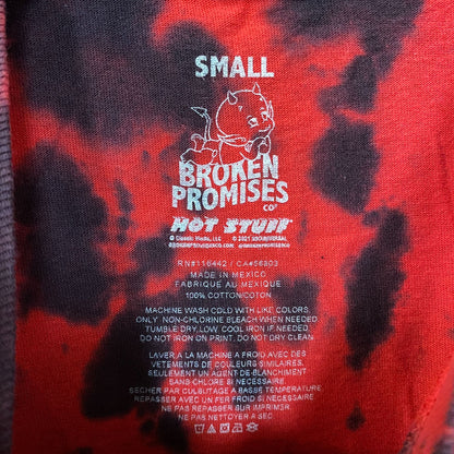 Broken Promises x Hot Stuff Tiedye Tshirt size Small