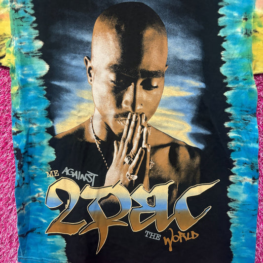 Tupac Me Against the World Tie Dye Tshirt Size Small