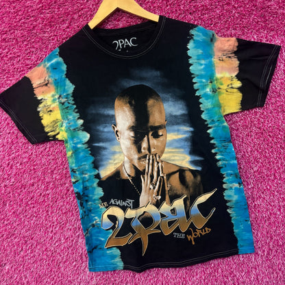 Tupac Me Against the World Tie Dye Tshirt Size Small