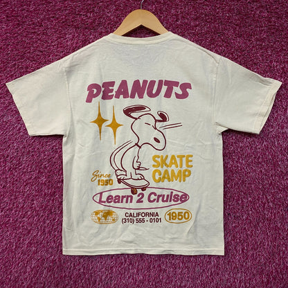 Peanuts Snoopy Skate Camp Boys Graphic T-Shirt Large