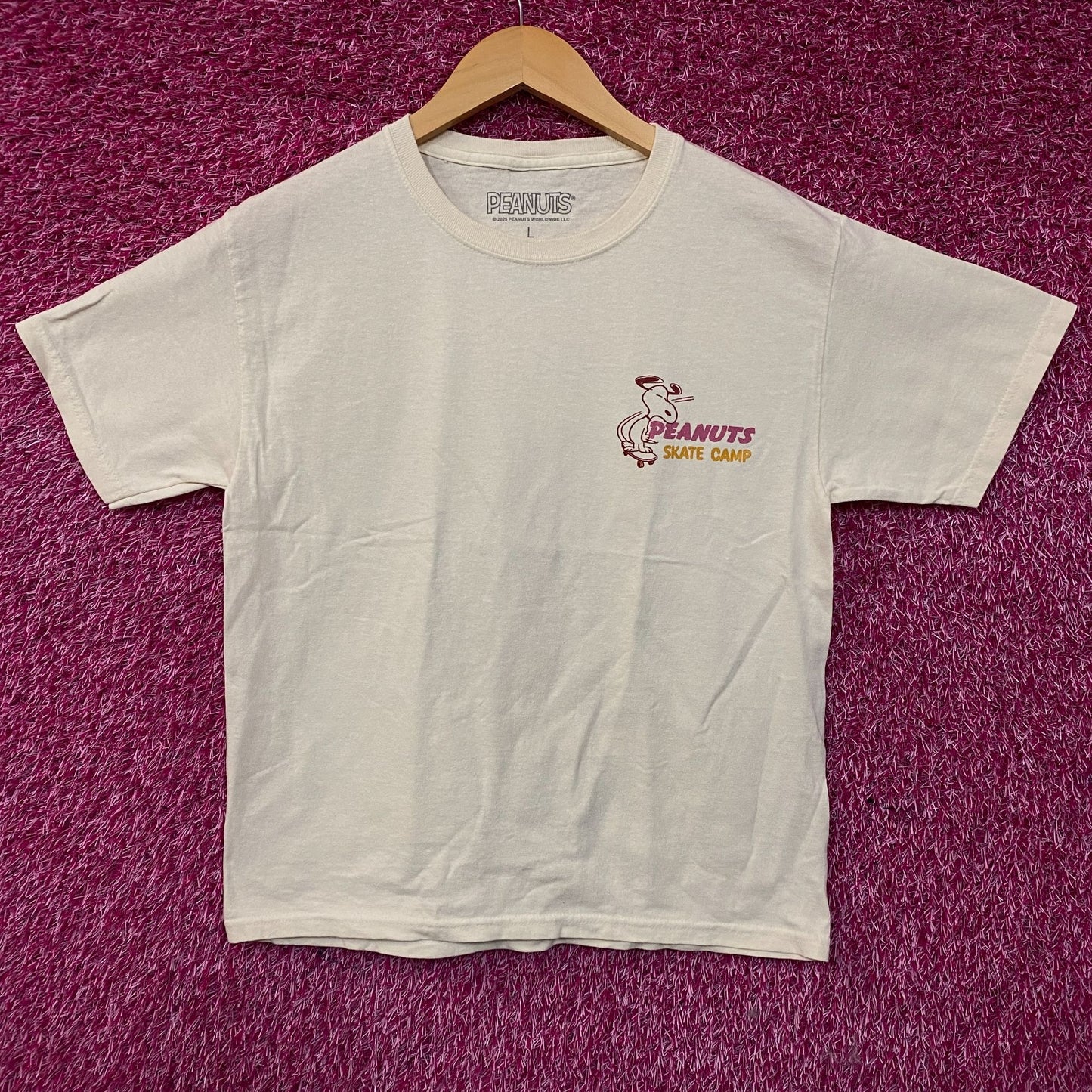 Peanuts Snoopy Skate Camp Boys Graphic T-Shirt Large