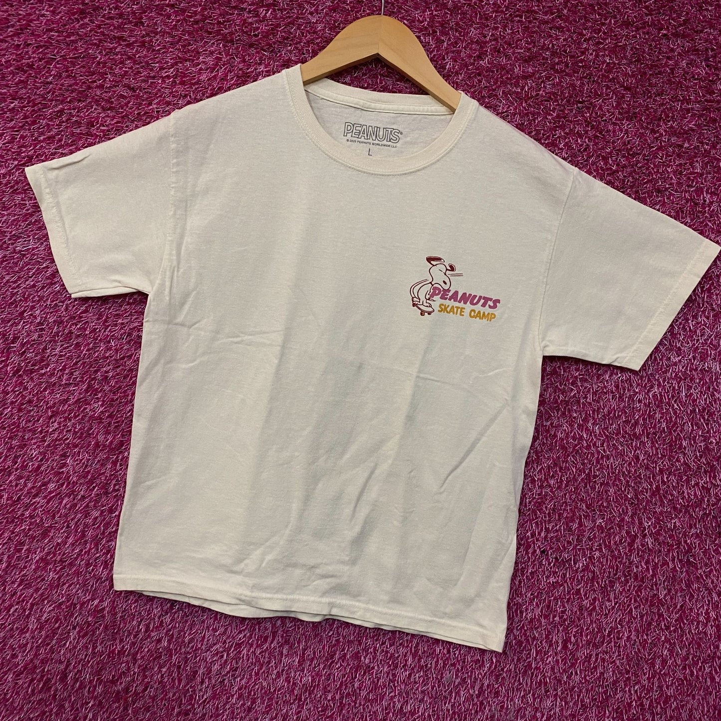 Peanuts Snoopy Skate Camp Boys Graphic T-Shirt Large