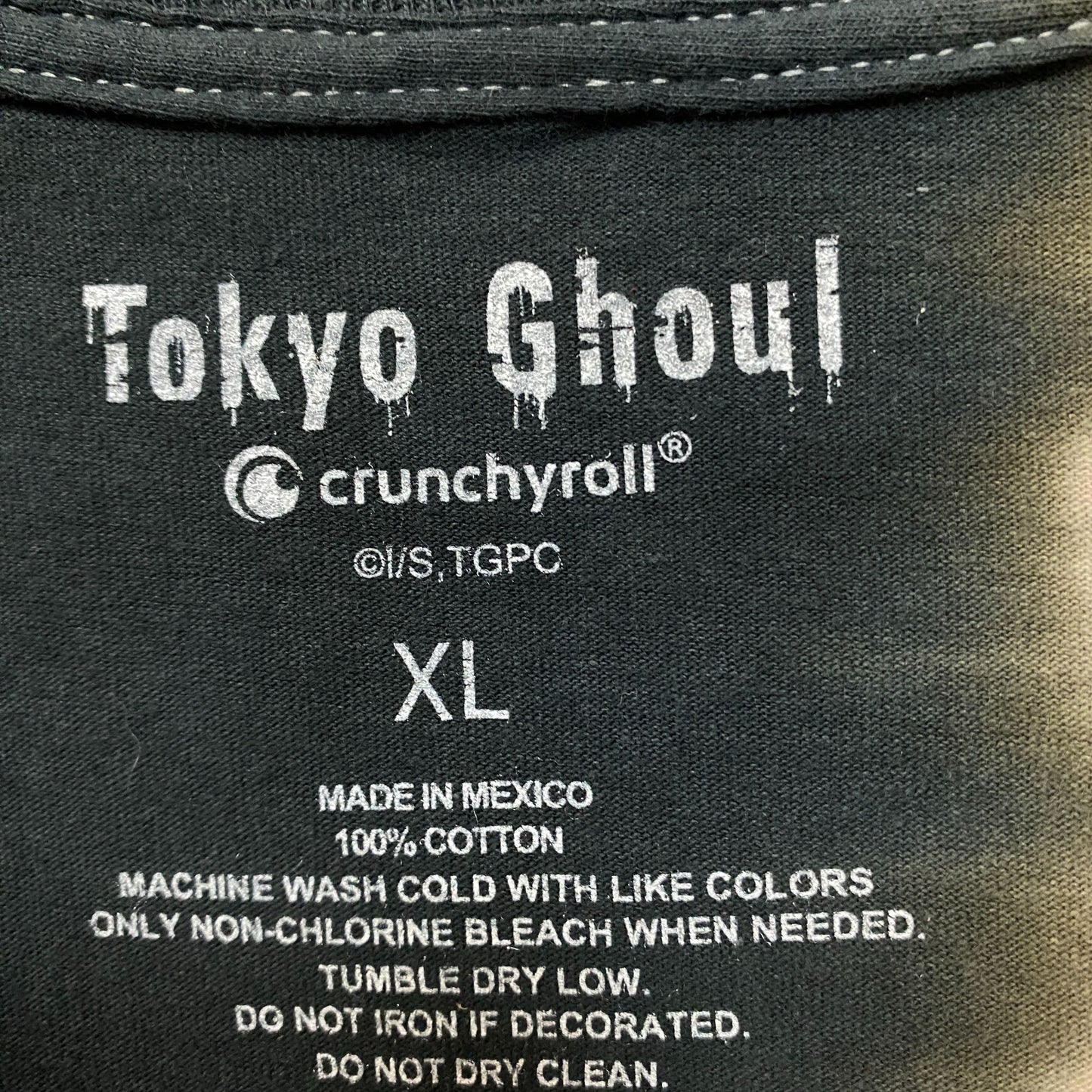 Tokyo Ghoul Animated Split Dye TIe dye Tshirt size XL