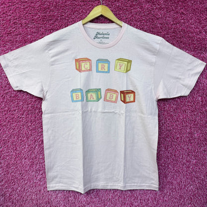 Melanie Martinez Cry Baby Letter Blocks Electro-Pop Tee 2XL