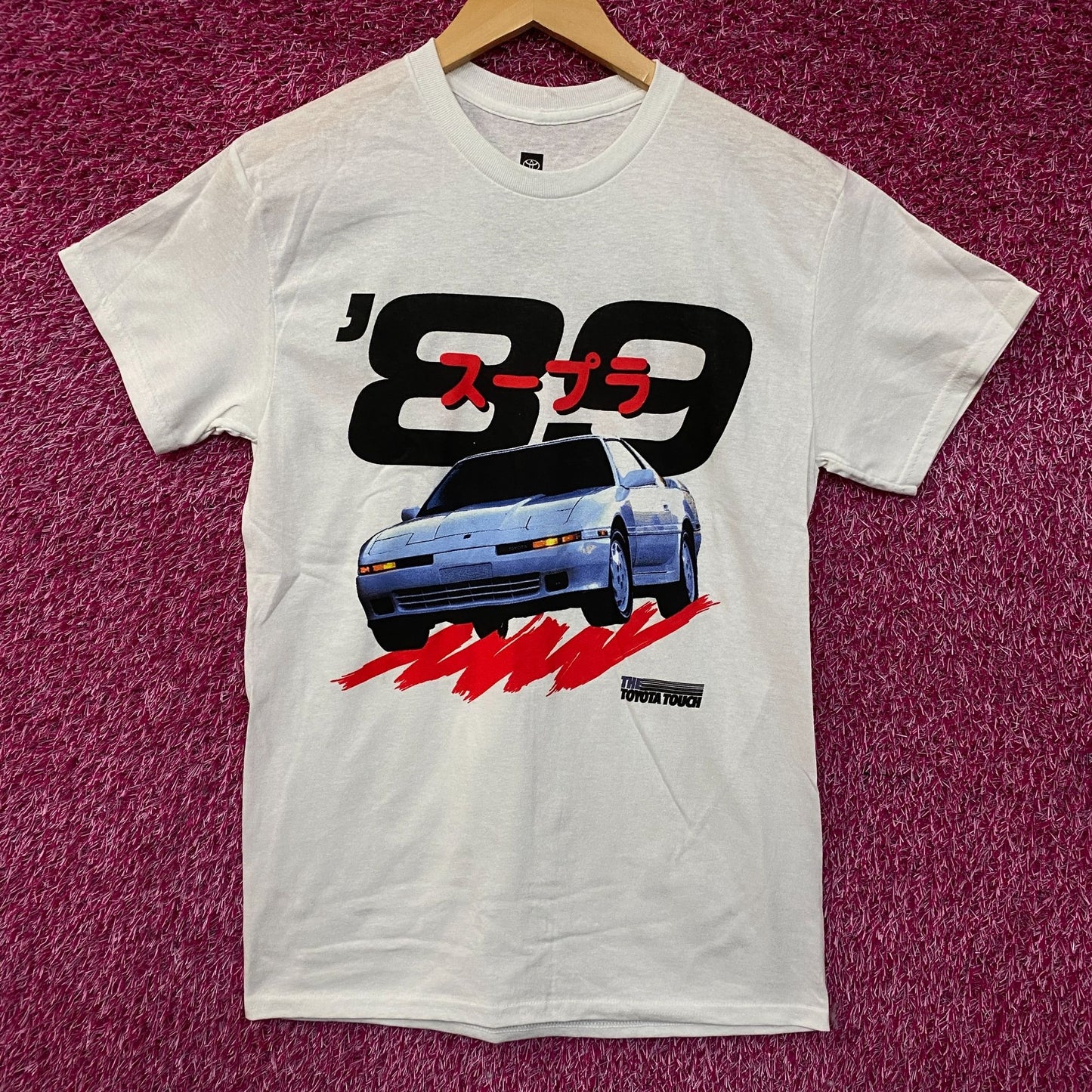 Toyota Supra Turbo 89 Double Sided T-Shirt Small
