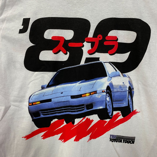 Toyota Supra Turbo 89 Double Sided T-Shirt Small
