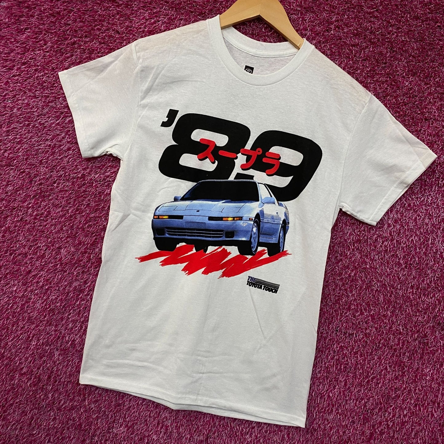 Toyota Supra Turbo 89 Double Sided T-Shirt Small