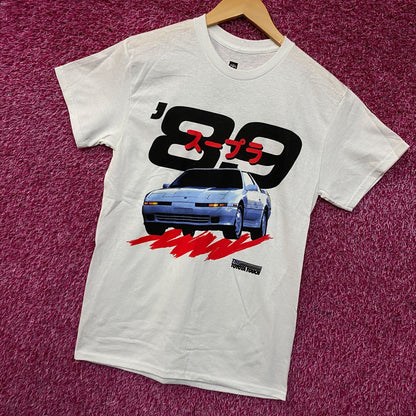 Toyota Supra Turbo 89 Double Sided T-Shirt Small
