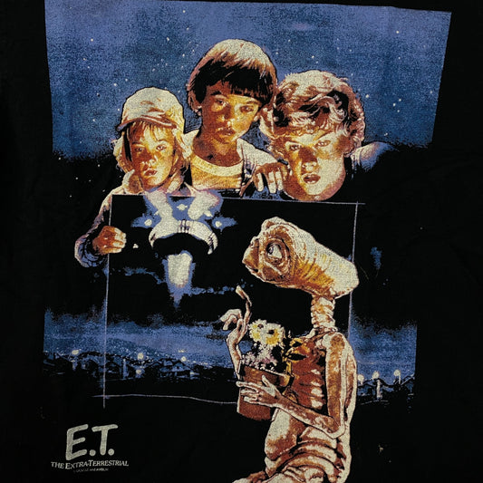 Junk Food E.T. Extra-Terrestrial Graphic Photograph T-Shirt Large XS