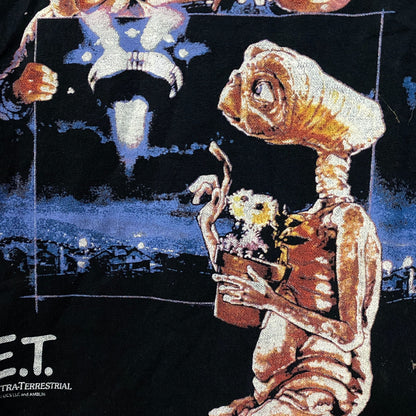 Junk Food E.T. Extra-Terrestrial Graphic Photograph T-Shirt Large XS
