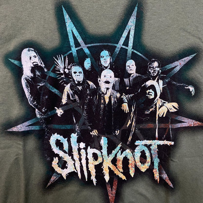 Slipknot Group Star Olive T-Shirt 3XL