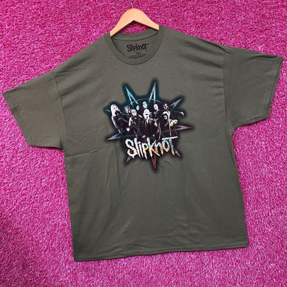 Slipknot Group Star Olive T-Shirt 3XL