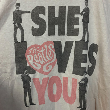 Junk Food The Beatles She Loves You Women's Vintage Style Tee XL