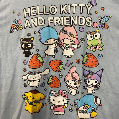 Sanrio Hello Kitty and Friends All Characters Kawaii T-Shirt Medium